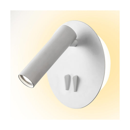 ZEROUNO Bedroom Wall Lamp with Switch Reading Light Hardwired Sconces Which Angle Adjustable for Bed-Side Interior