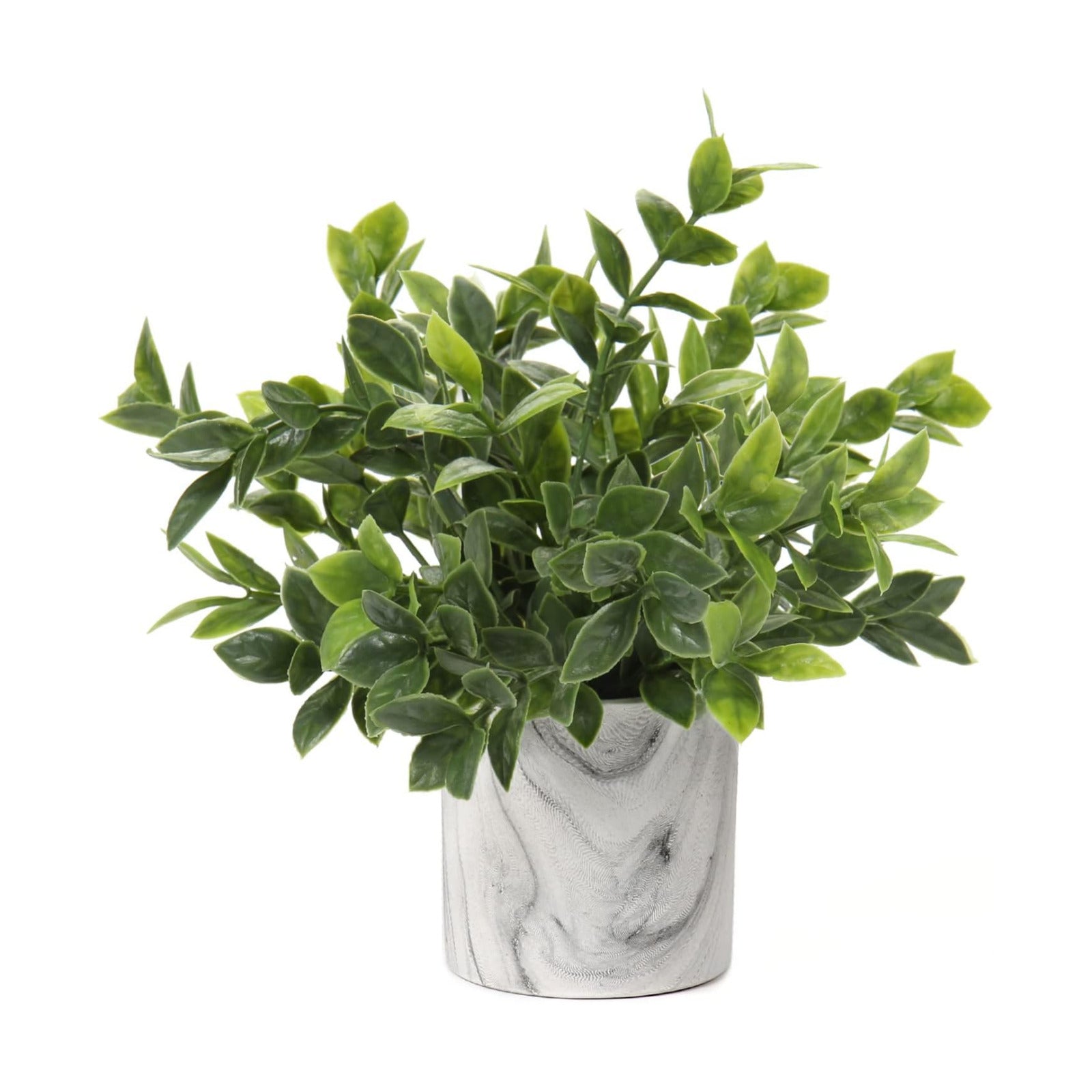Faux Plants Indoor Artificial Mini Potted Plants Plastic Green Plant Small Fake Plants / Green-#9