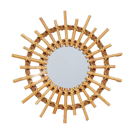Rustic Handwoven Innovative Art Decoration Round / Style-2 / Natural