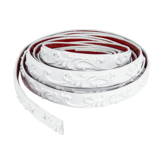 Flexible Molding Trim Wall Trim Self Adhesive / White