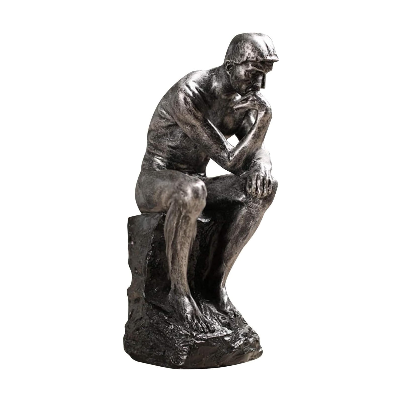 Thinker Figurine Vintage Style Thinker Statues Thinking Man Figurines Desktop Sculpture