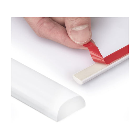 Flexible Peel and Stick Trim Molding Decorative for Backsplash Tile Edge / 25 Feet / White / 25 ft