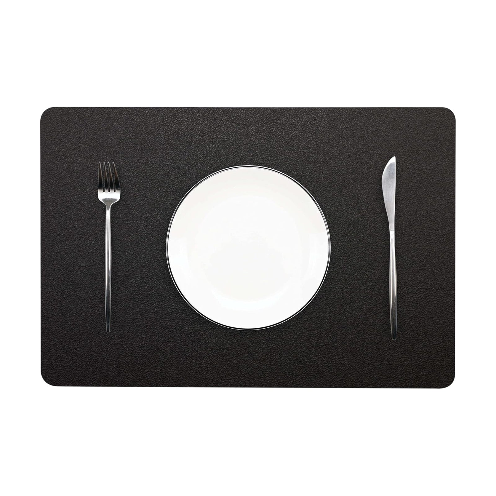 Wipeable Placemats Leather Table Mats Waterproof Heat-Resistant Easy to Clean for Dining Table Set Kitchen Table (6