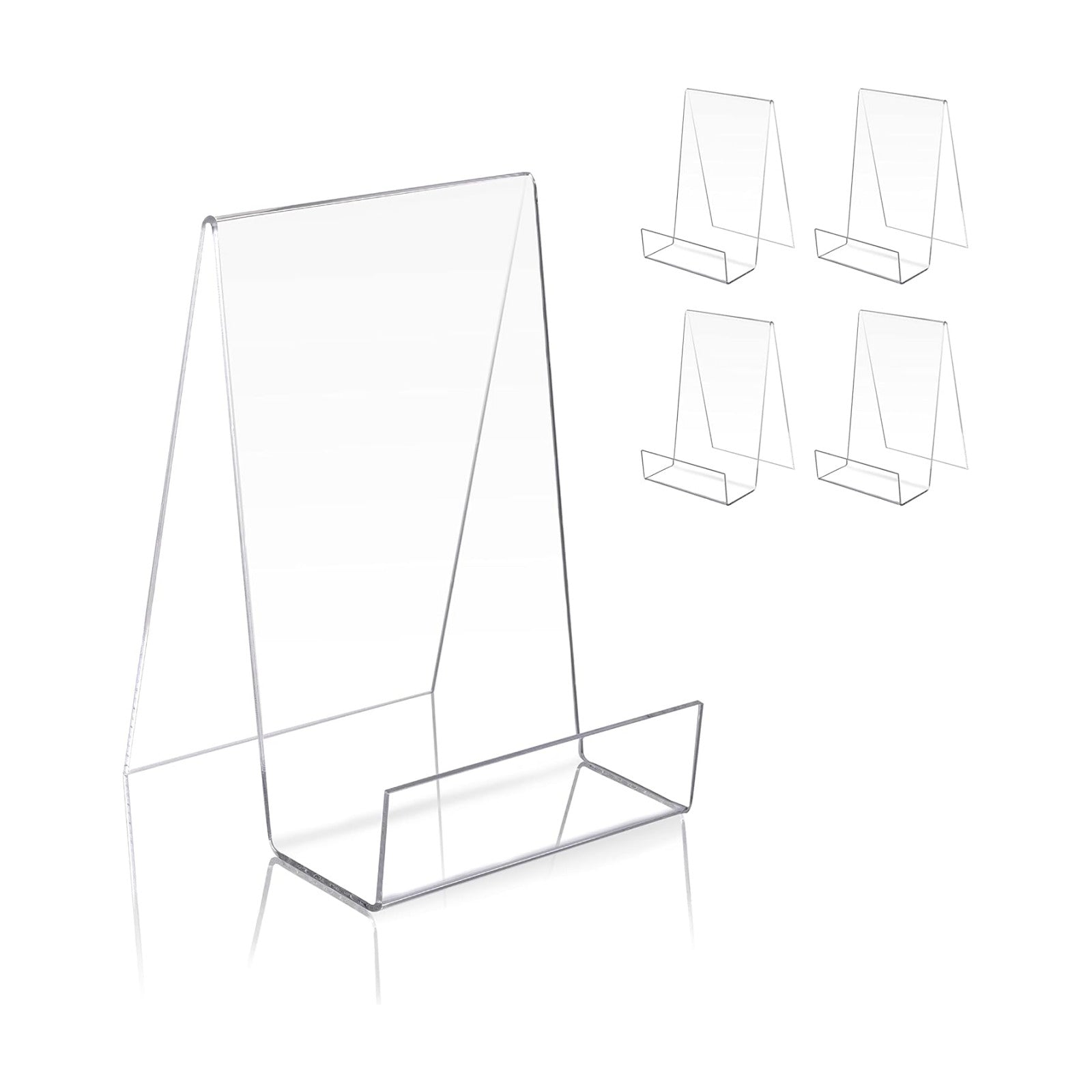 Acrylic Book Stand / 5 Large / Clear