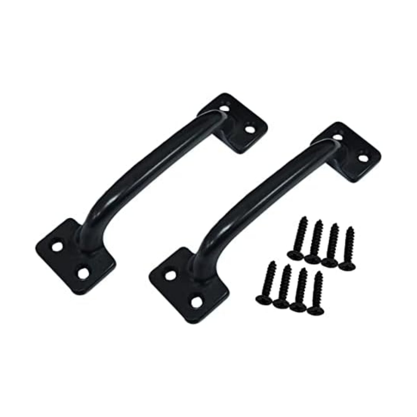 4-7/8 / Matte Black / Set of 2