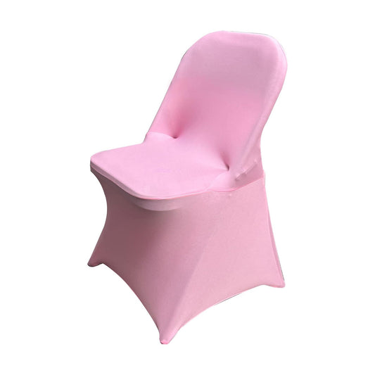HAINARverS Folding Chair Covers for Wedding, 10pcs Pink