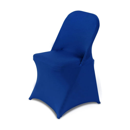 HAINARverS Folding Chair Covers for Wedding, 10pcs Royal Blue