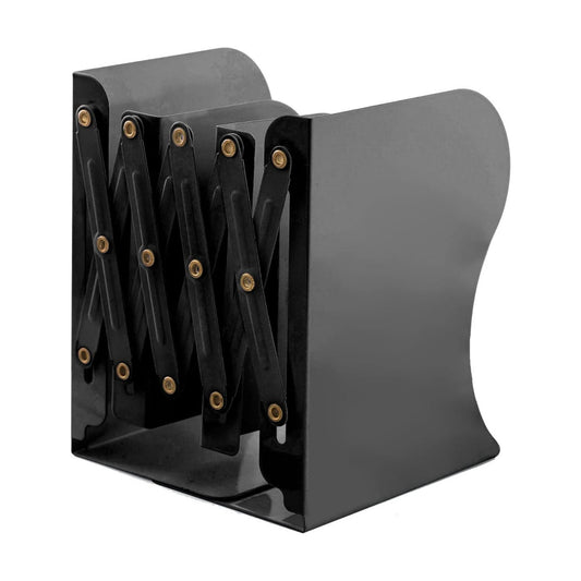 Adjustable Metal Bookends Heavy Duty / Black