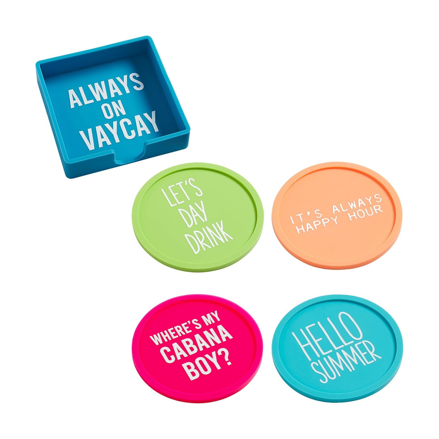 Silicone Pool Coaster Set