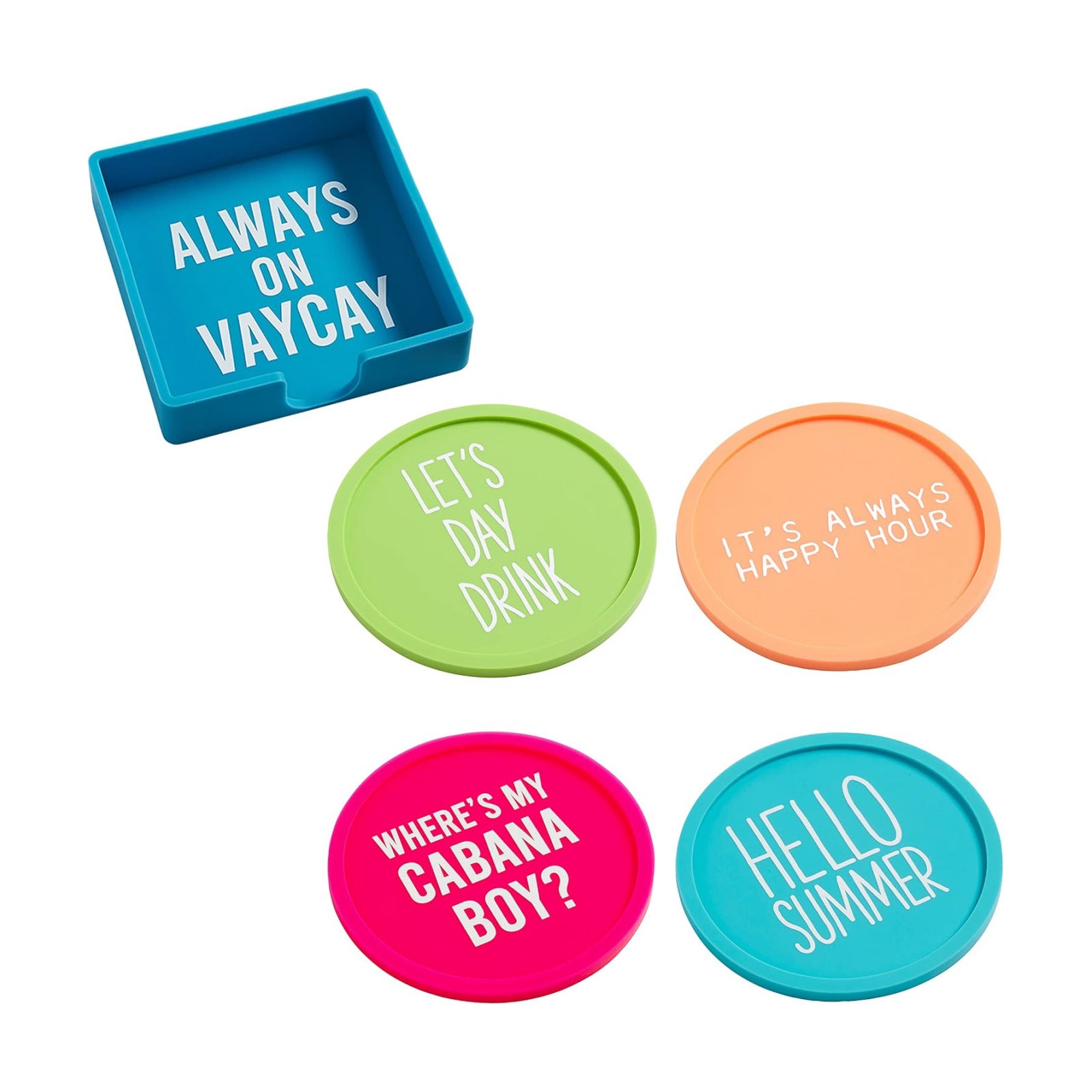 Silicone Pool Coaster Set