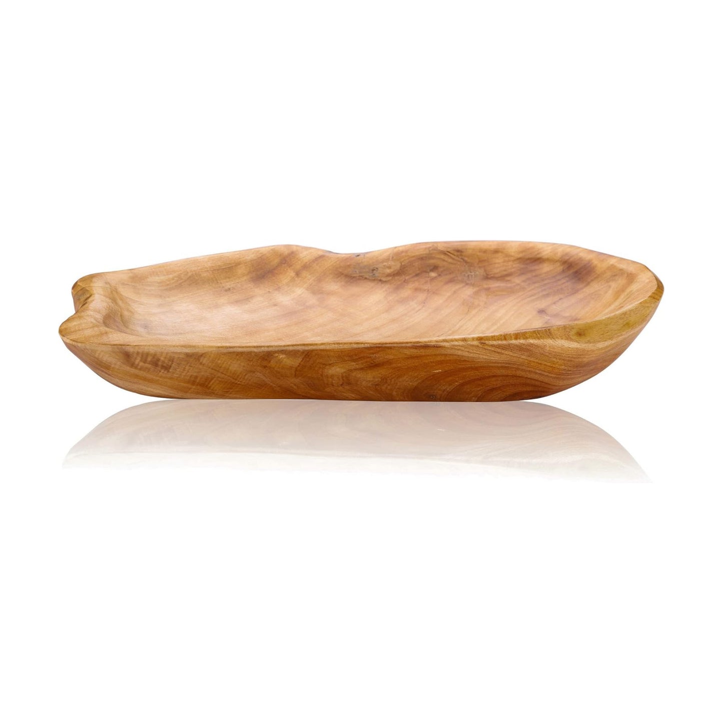 Handmade Wood Serving Platter Tray Plate / Natural