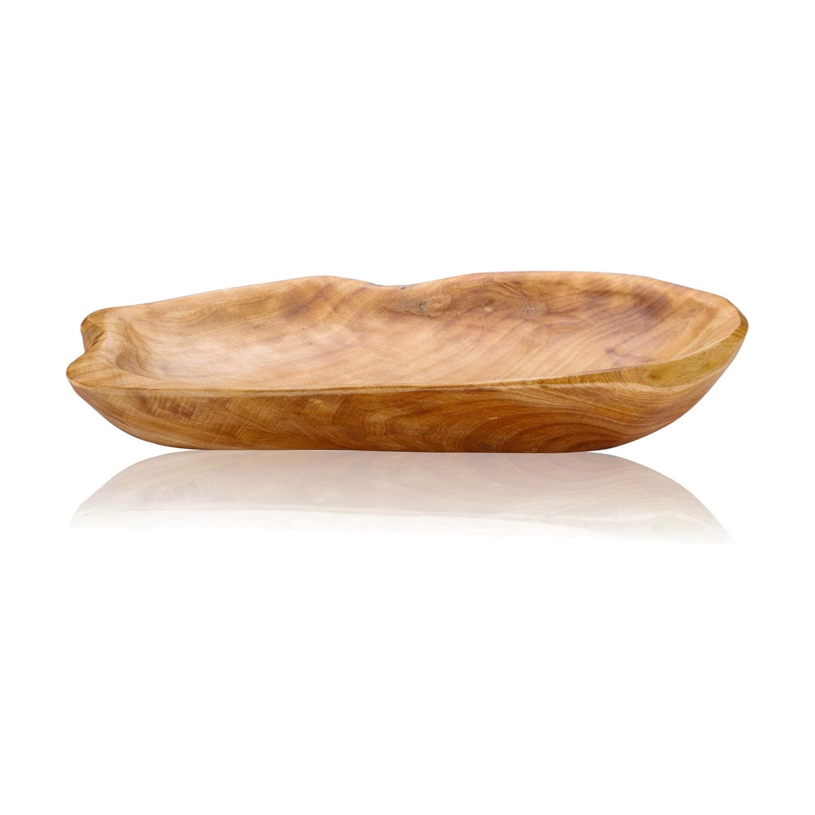 Handmade Wood Serving Platter Tray Plate / Natural