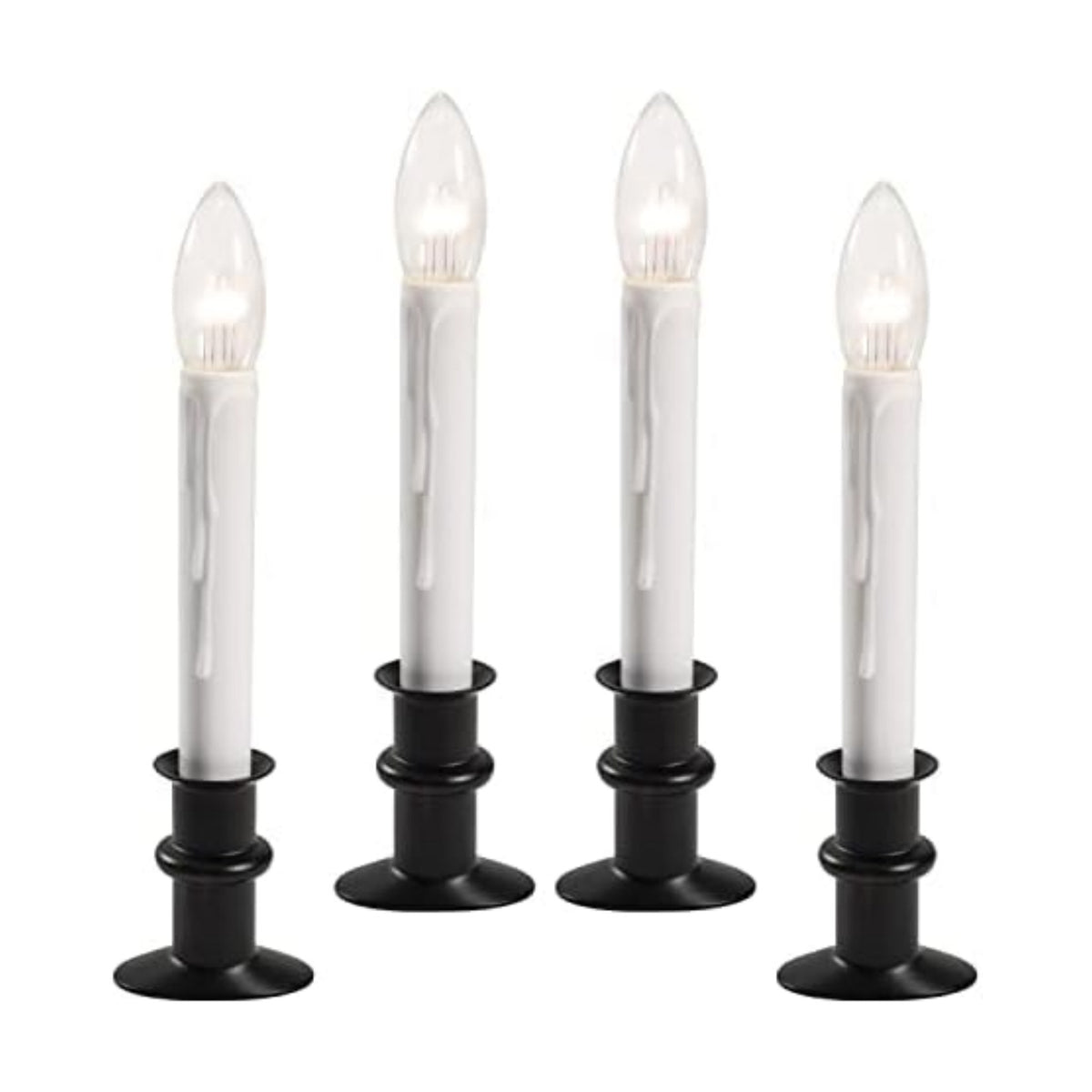 612 Vermont Ultra Bright Battery Operated LED Window Candles, Narrow Base