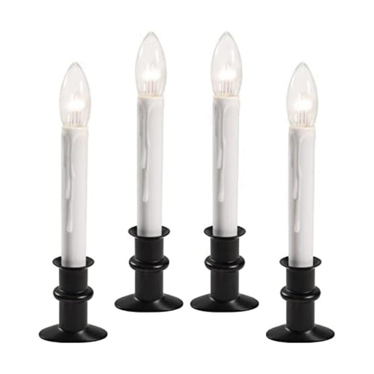 612 Vermont Ultra Bright Battery Operated LED Window Candles, Narrow Base
