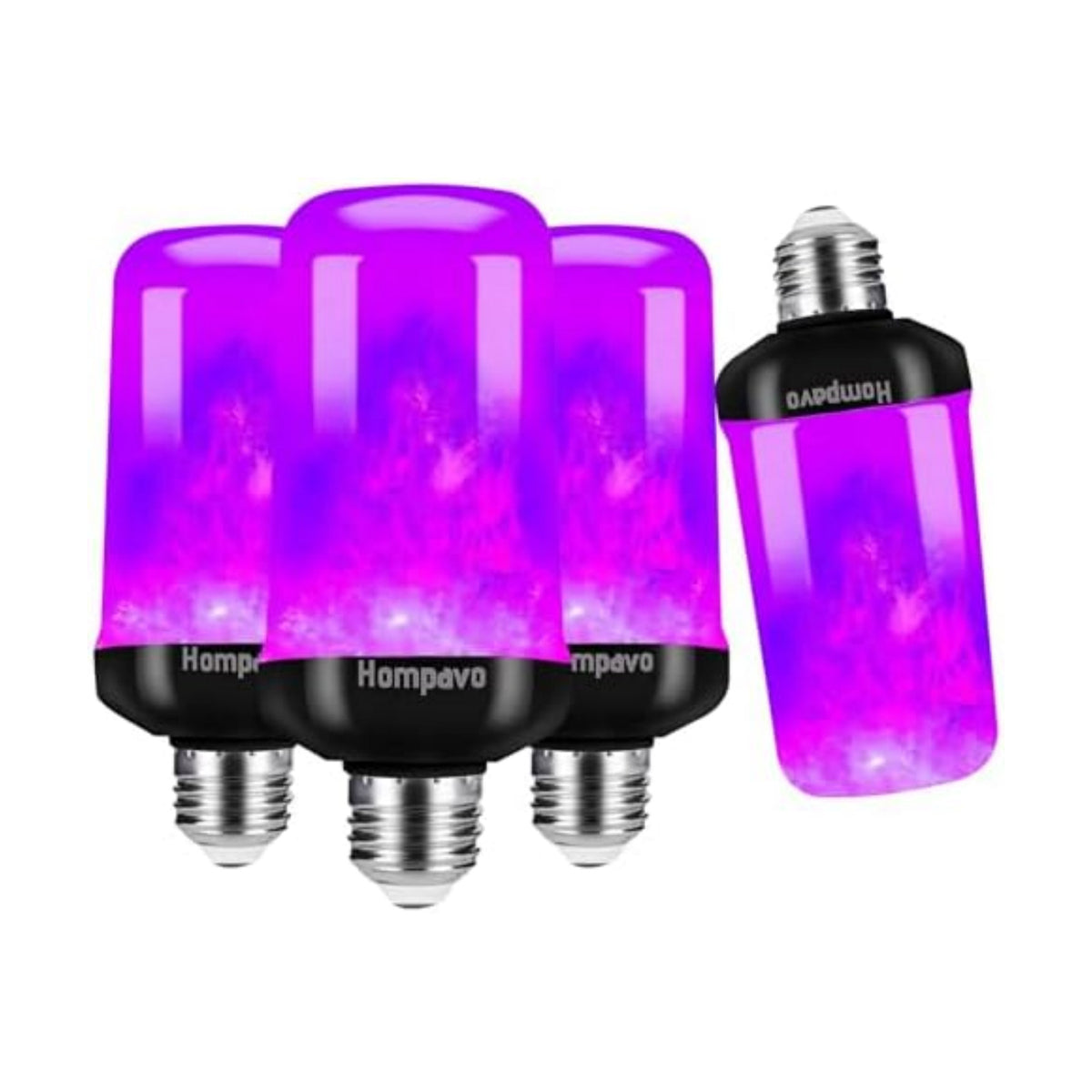 Hompavo 【Upgraded Flame Light Bulbs for Home Decor with Upside Down Effect