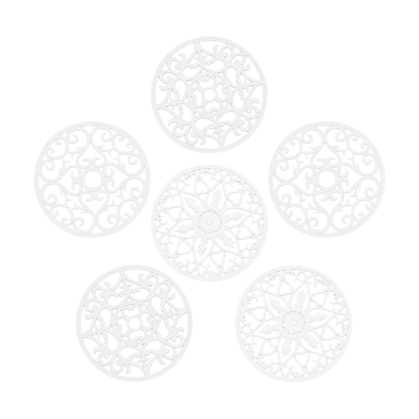 Tirvets for Hot Dishes, Silicone Trivet Hot Pads for Kitchen, Silicone Trivets for Hot Pots and Pans, Trivets for