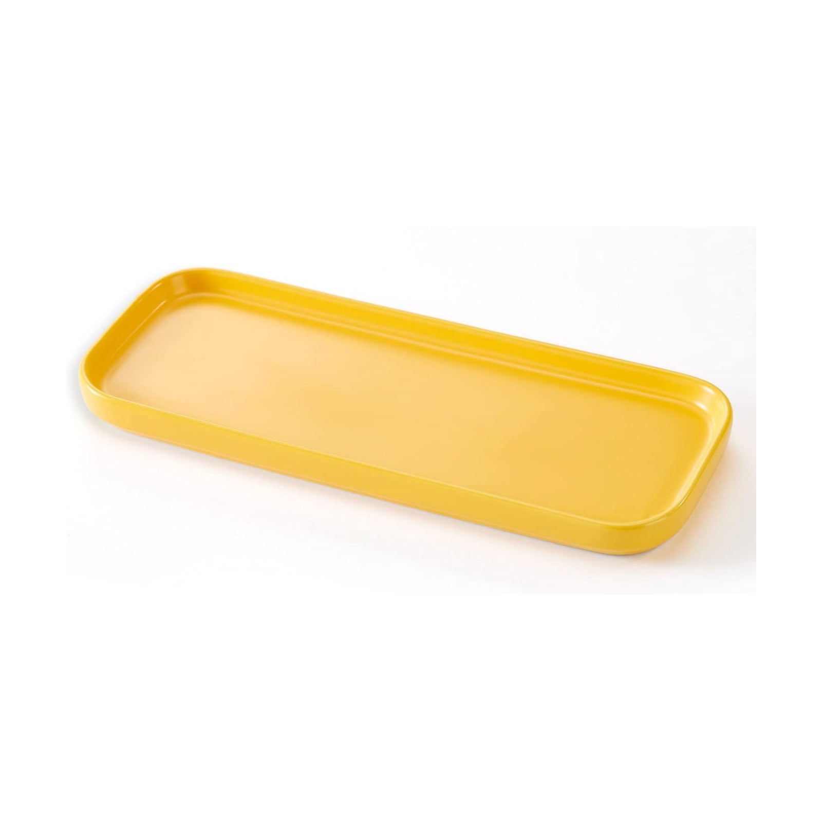 Ceramic Bathroom Tray / Yellow