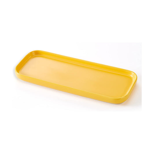 Ceramic Bathroom Tray / Yellow