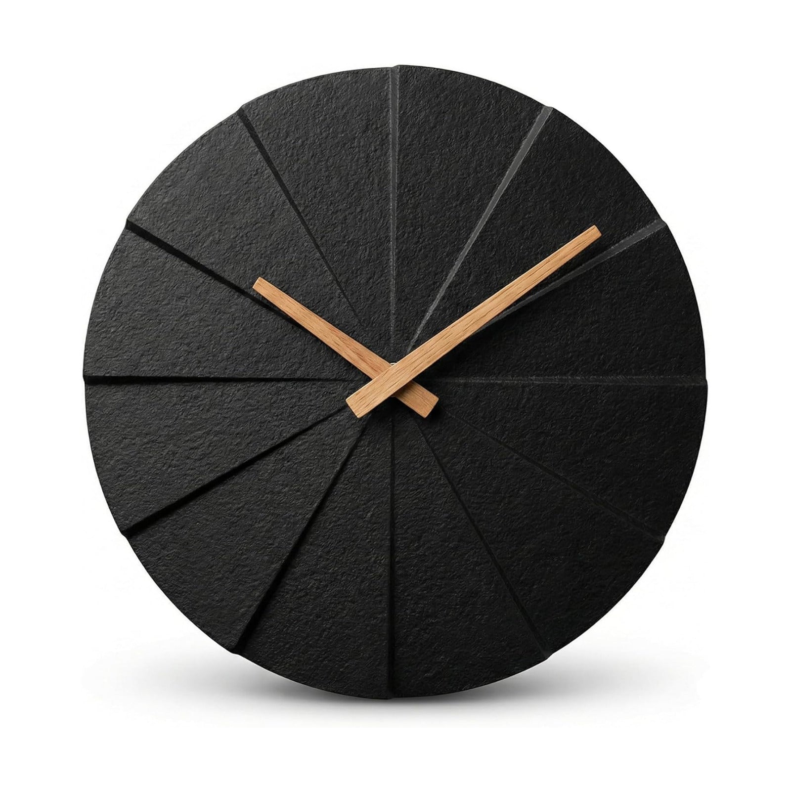 Driini Staircase Modern Wall Clock - Unique Frameless Concrete Design - Contemporary, Minimalist Decor; No Numbers