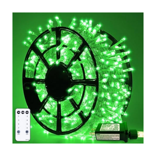 JMEXSUSS 8 Modes 163 FT 500 LED Green Christmas Lights Indoor Outdoor