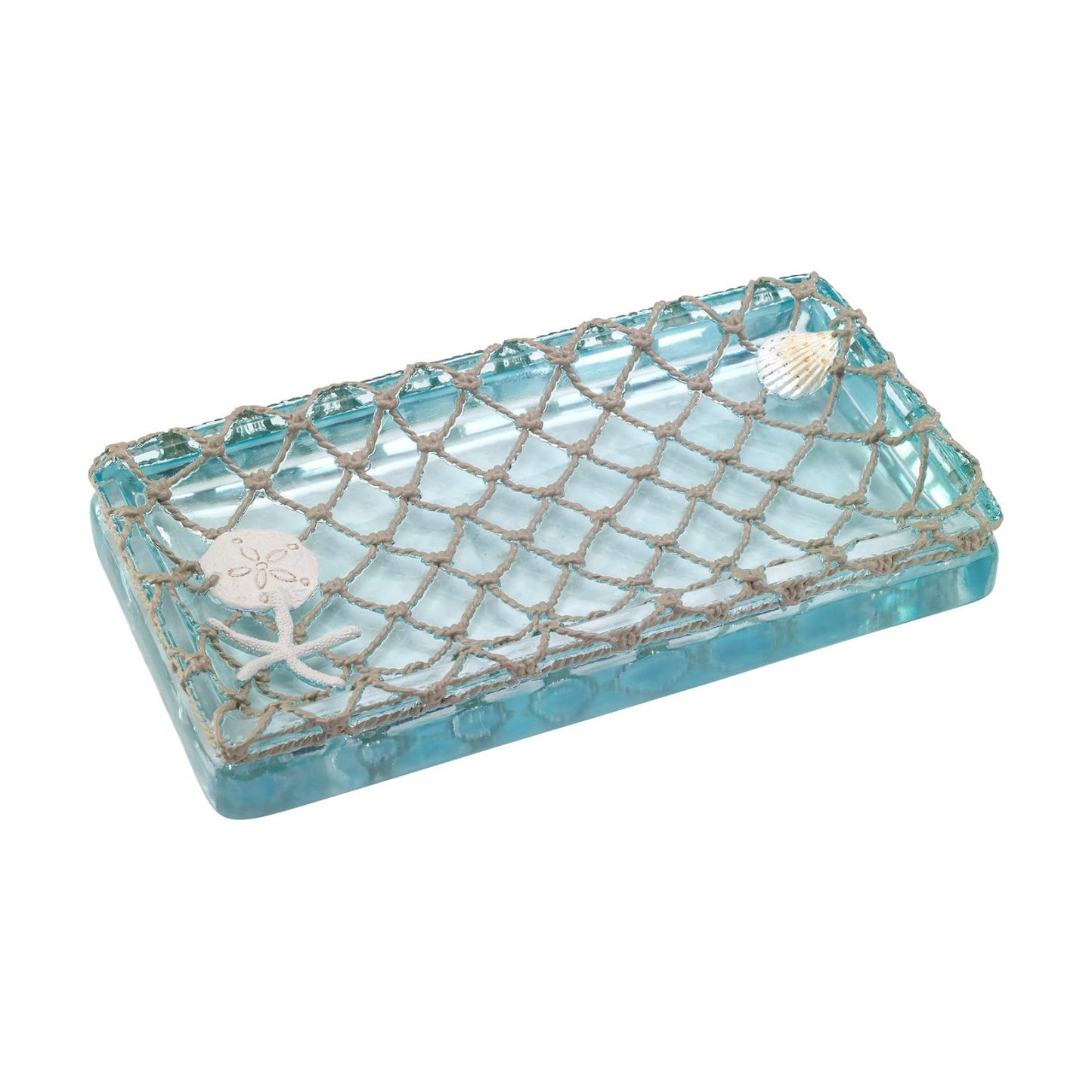 Vanity Tray / Coastal Home Decor / 10 x 5.5 x 1.3