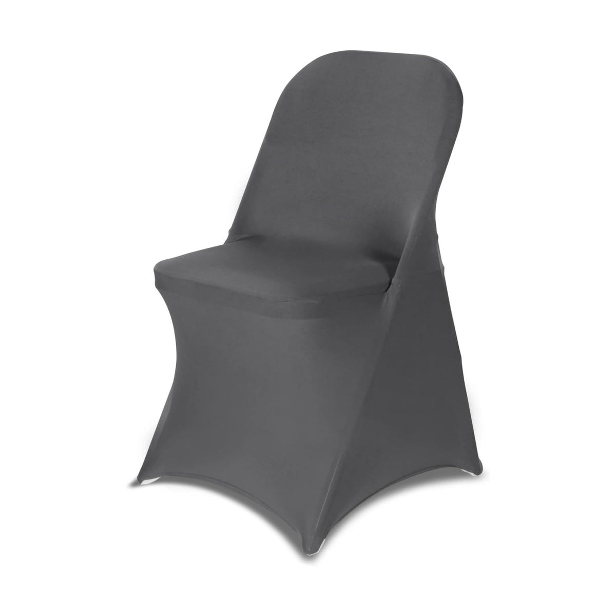 HAINARverS Folding Chair Covers for Wedding, 10pcs Gray