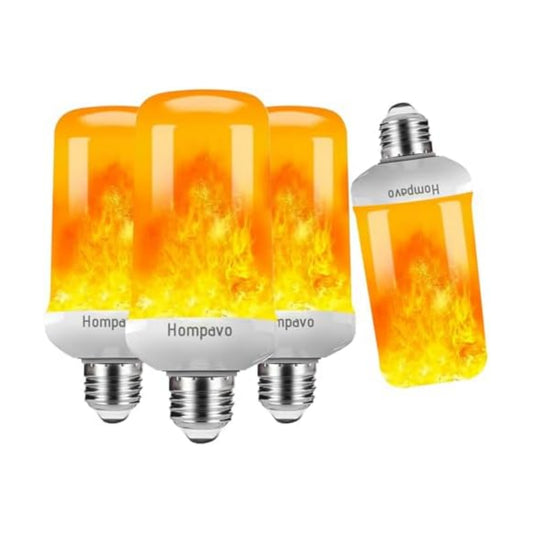 Hompavo 【Upgraded Flame Light Bulbs for Home Decor with Upside Down Effect