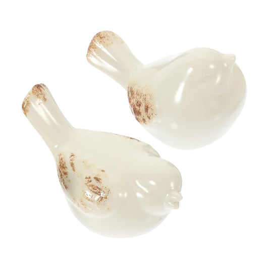 Ceramic Birds Statue / Set of 2