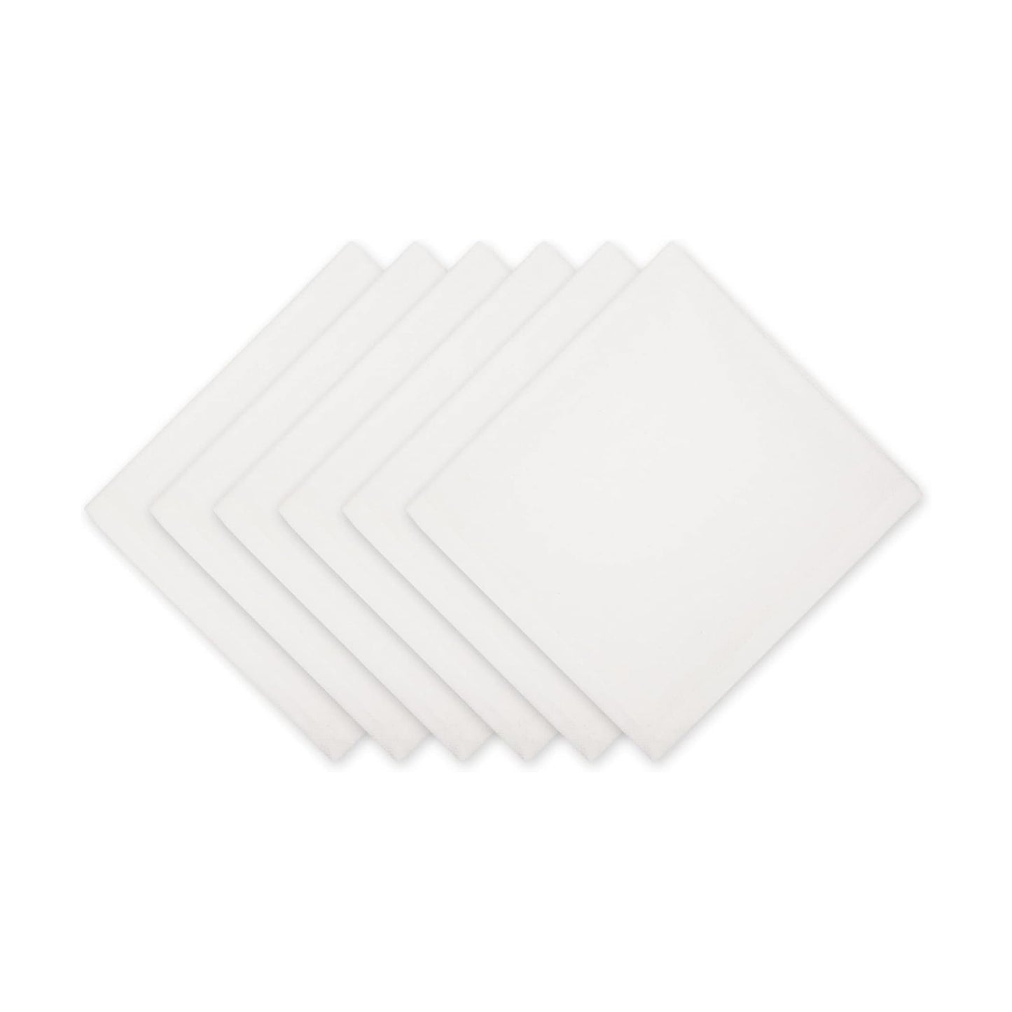DII Variegated Tabletop Collection, Napkin Set, 20x20, Off-White, 6 Piece