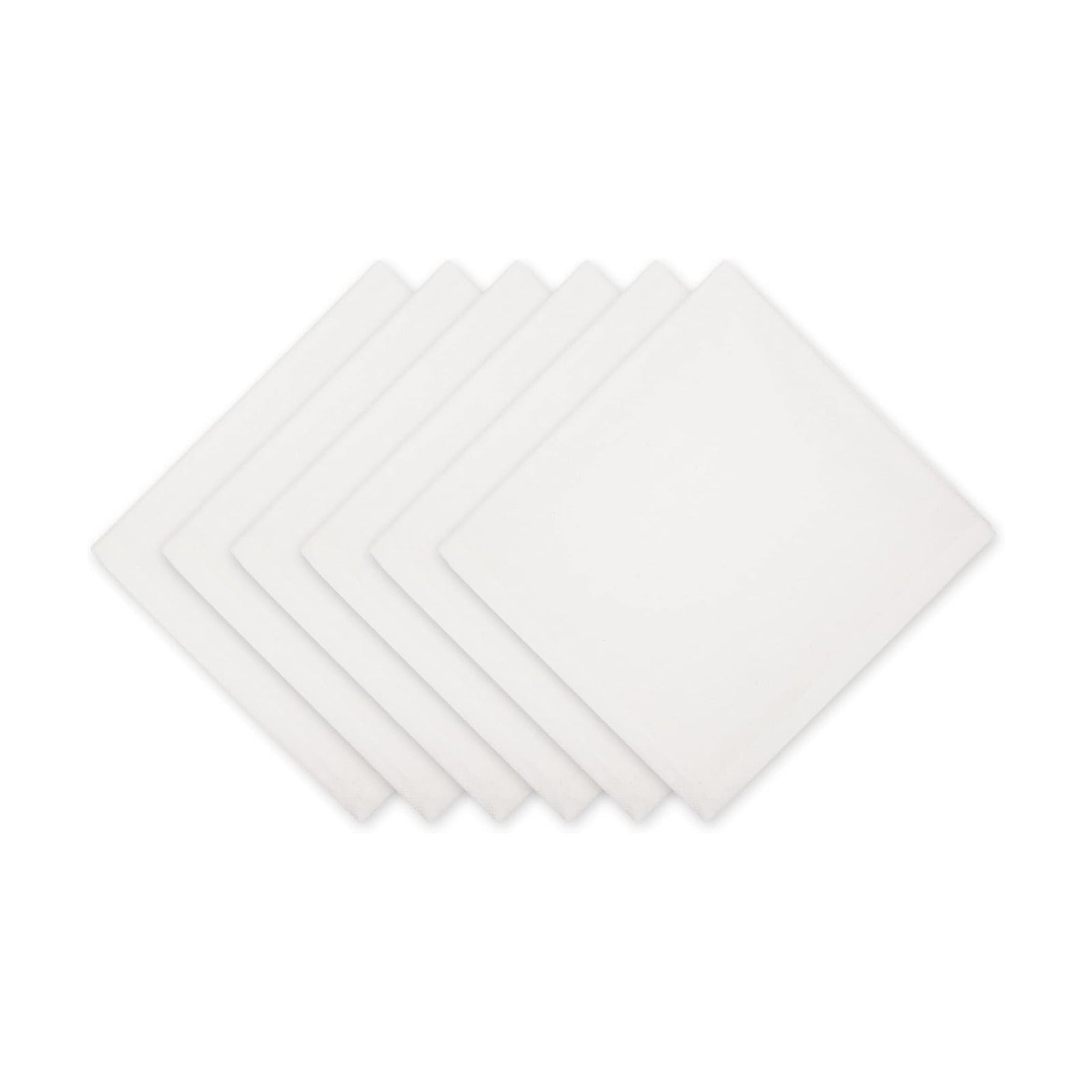DII Variegated Tabletop Collection, Napkin Set, 20x20, Off-White, 6 Piece