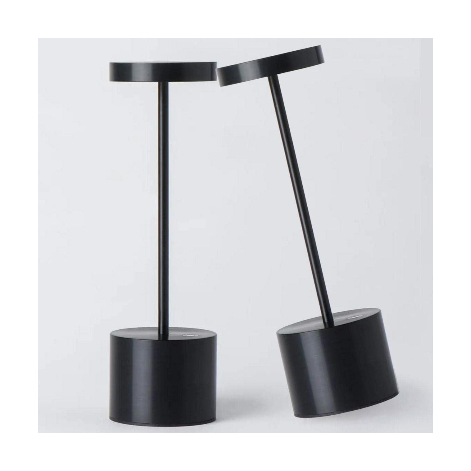 2Pack Cordless Table Lamp, Rechargeable LED Battery 5000mAh Metal USB Portable Powered Desk Lamp, 3 Levels Brightness