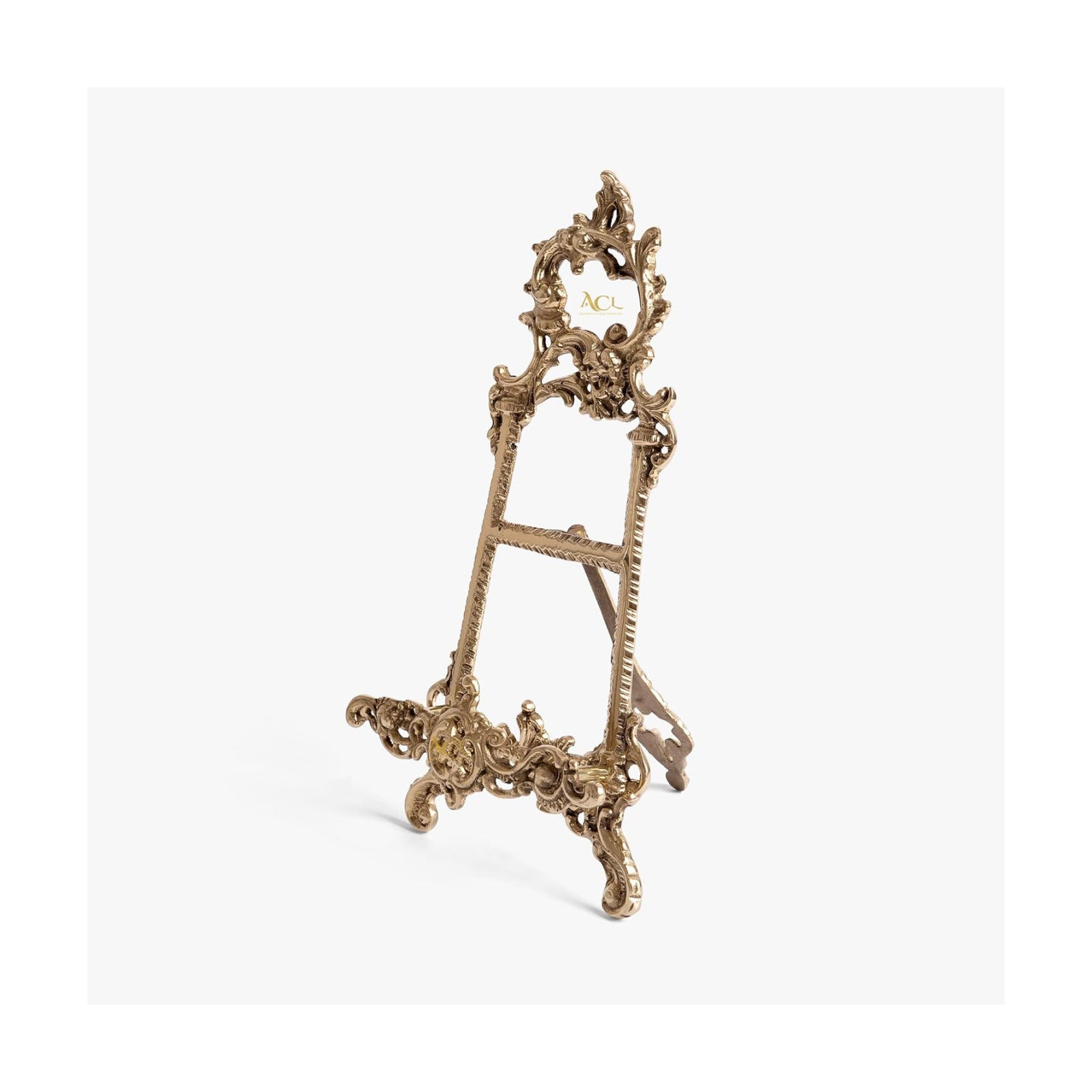 Menu Stand / Brass Easel Display Stands for Art Deco / 9 Inch