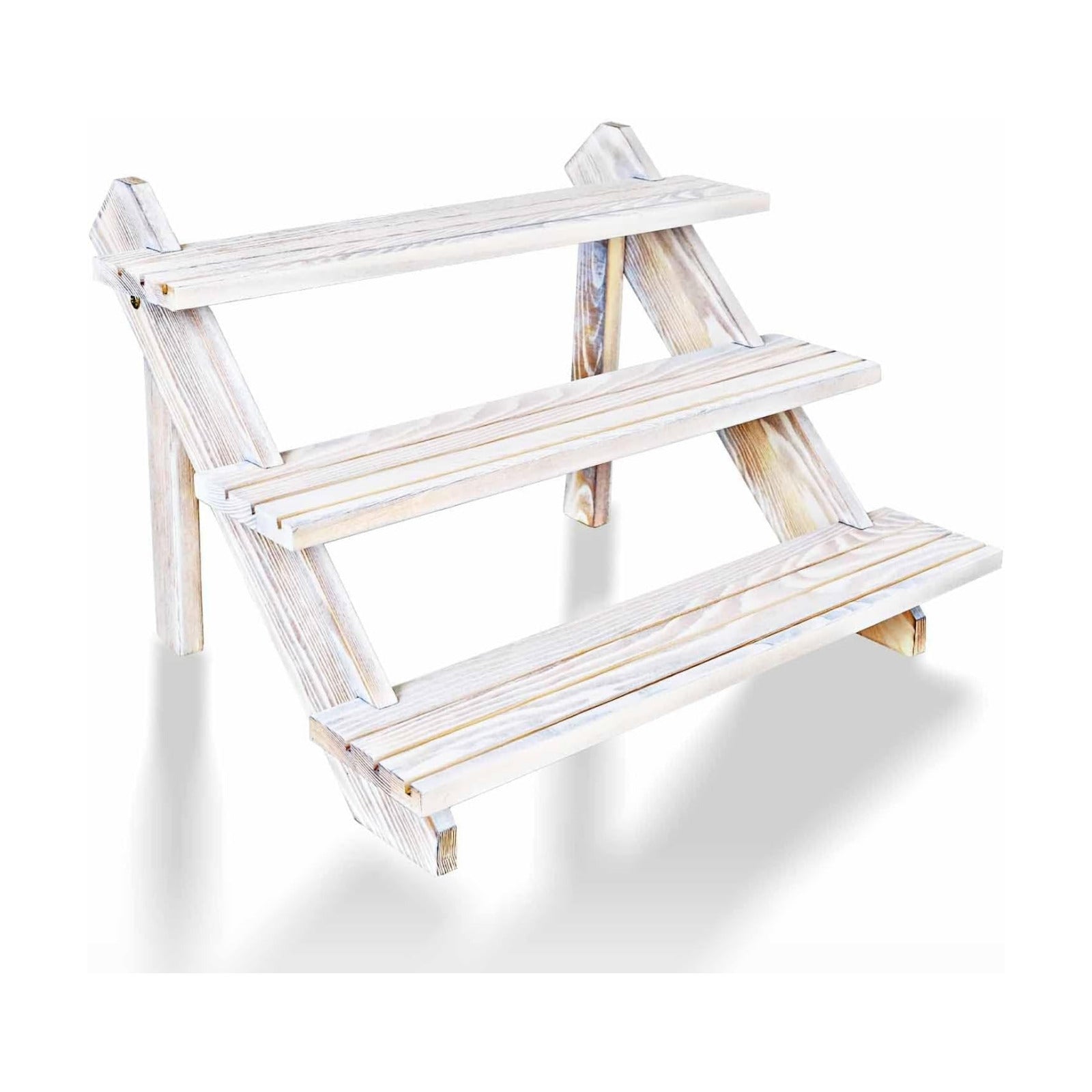 Earring Display Stands / White-3tier