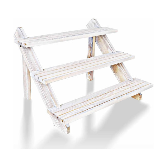 Earring Display Stands / White-3tier