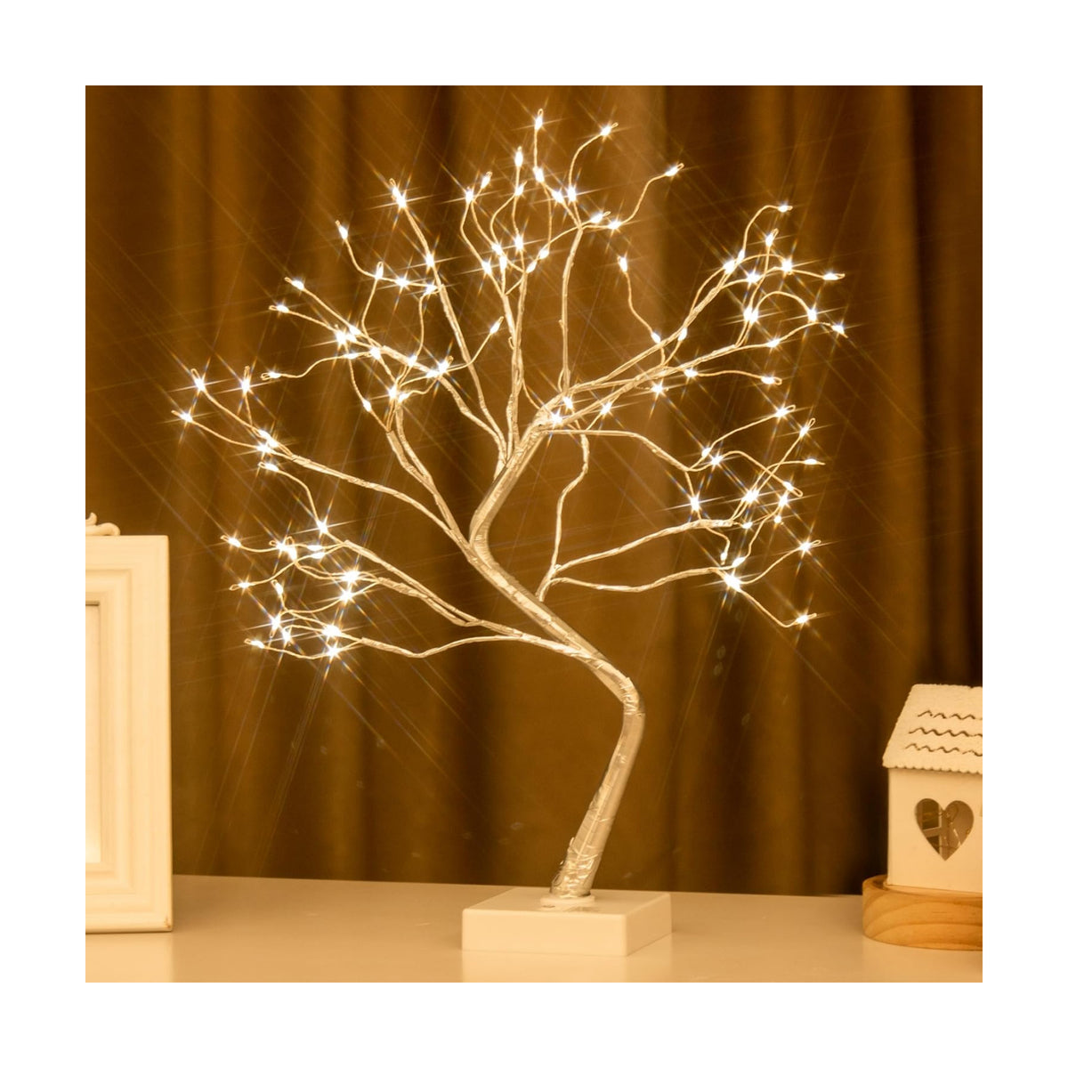 PEIDUO Fairy Light Tree, 108 LED Lighted Trees for Decoration Inside, Christmas Tree with 9 Modes & Timer, Fairy Light Spirit Tree for Home Indoor Christmas Decoration