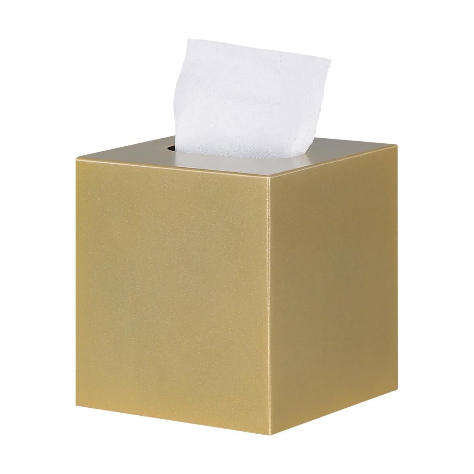 Modern Facial Tissue Holder / Gold