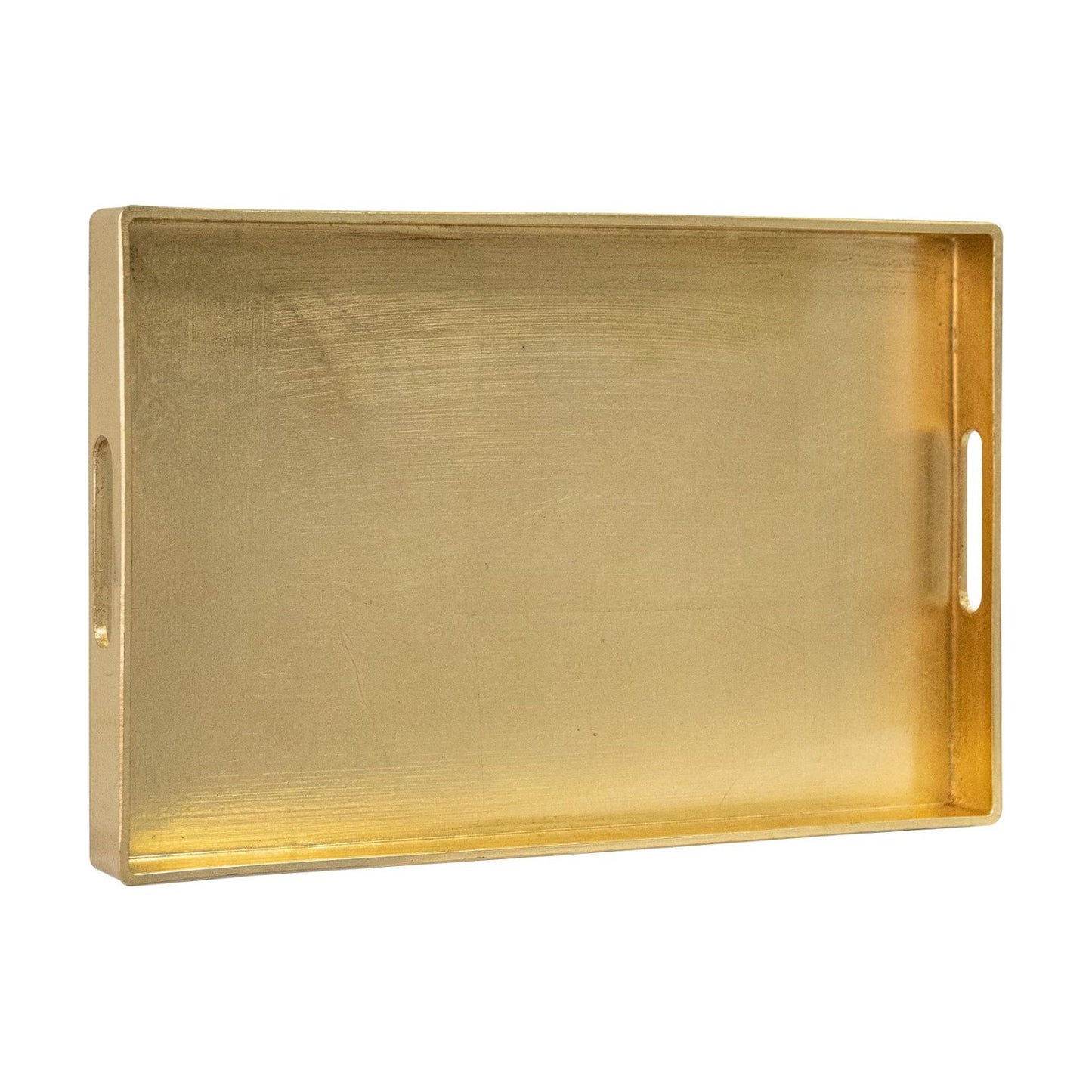Modern Decorative Tray / 15.8 x 10.2 x 1.4 / Gold