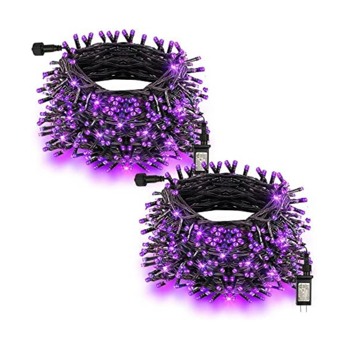 TW SHINE Halloween Lights, 400 LED 132FT Outdoor Halloween Lights Plug in with 8 Modes, Waterproof Christmas Light Outdoor, Indoor Decorations for Party Yard Haunted House Decor, Purple