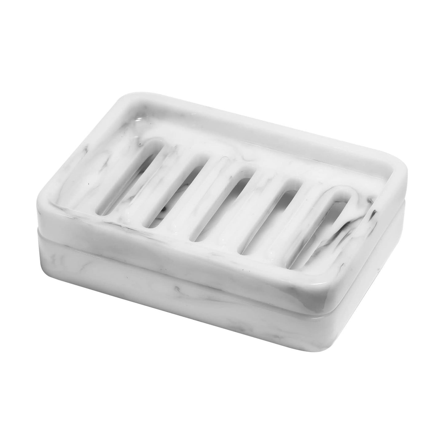 Dual Layer Sponge Holder / Marble White