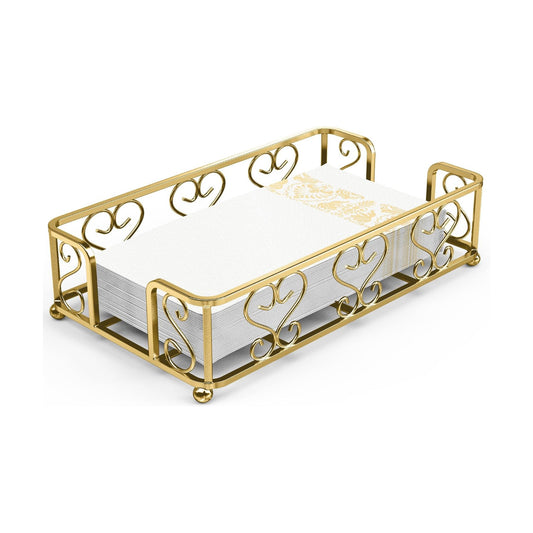 Gold Tray / Matt Gold Guest Towel Holder Tray / Guest Towel Holder