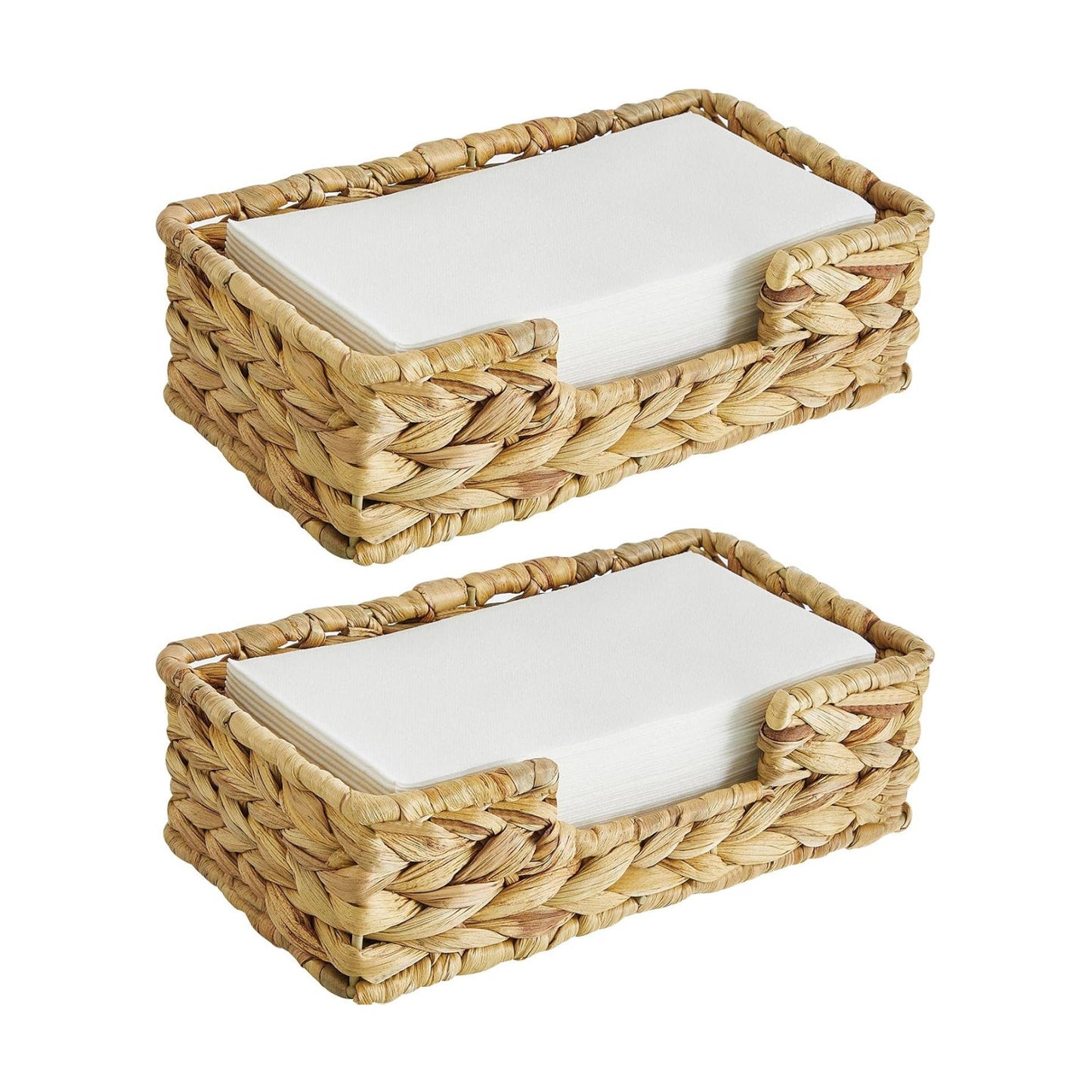 Water Hyacinth Napkin Holder / 9.5 x 5.1 / Set of 2