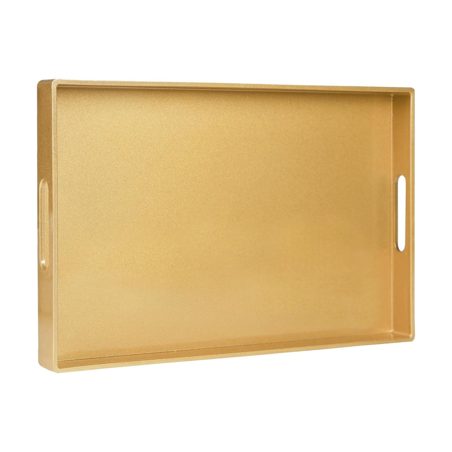 Modern Serving Tray / 15.8 x 10.2 x 1.4 / Gold