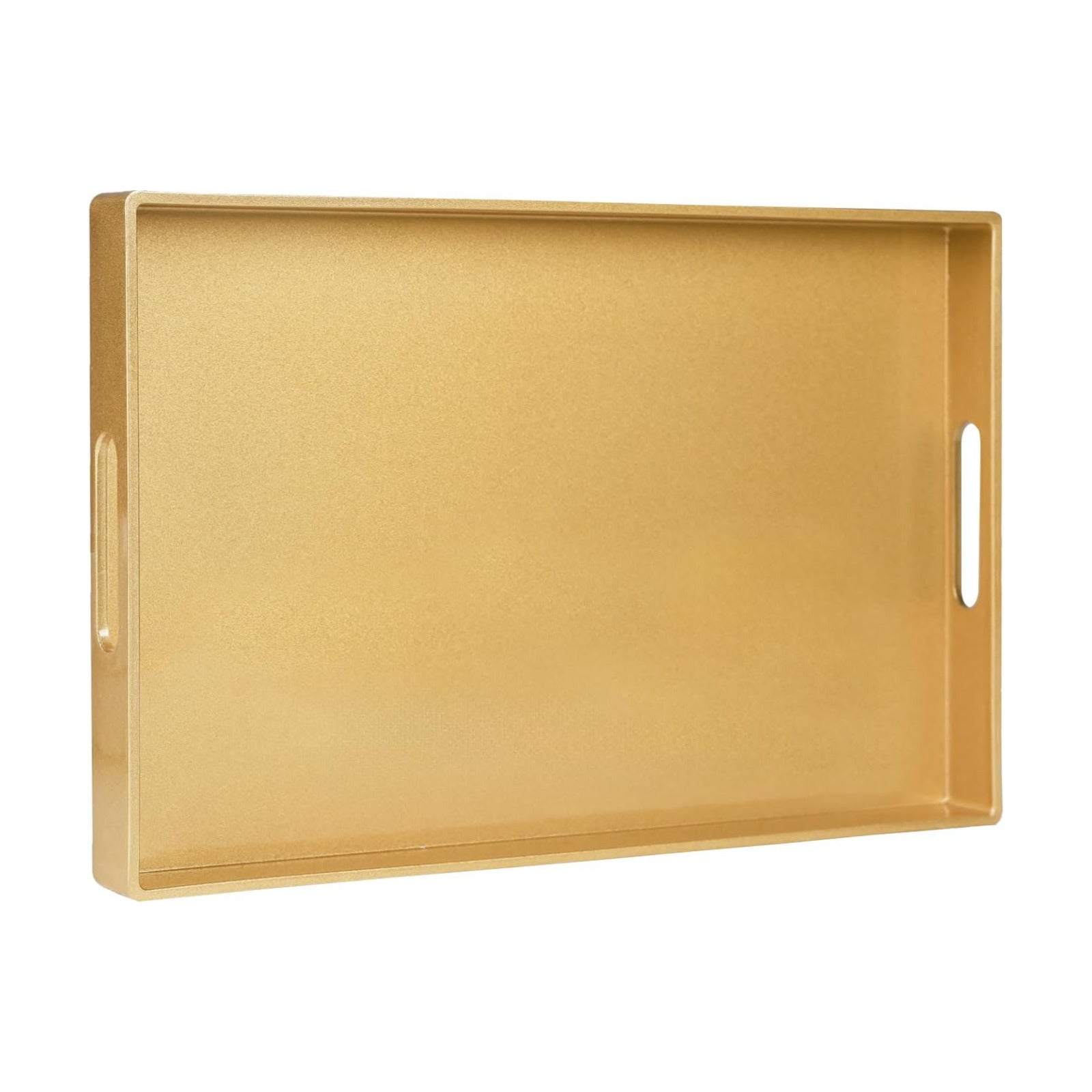 Modern Serving Tray / 15.8 x 10.2 x 1.4 / Gold