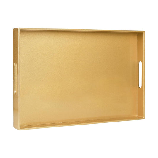 Modern Serving Tray / 15.8 x 10.2 x 1.4 / Gold