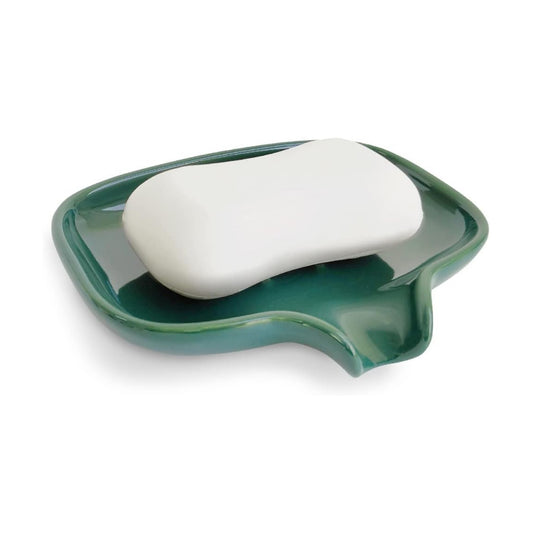 Self Draining Soap Holder / Green