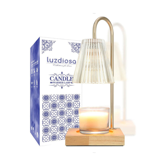 Candle Warmer Lamp with Timer, Vintage Electric Candle Lamp Warmer, Mothers Day Presents for Mom, House Warming Decor