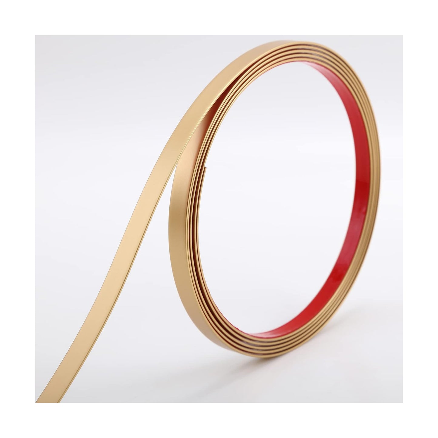 Molding Trim Peel and Stick / 0.4"W x 196.8"L / Matte Gold