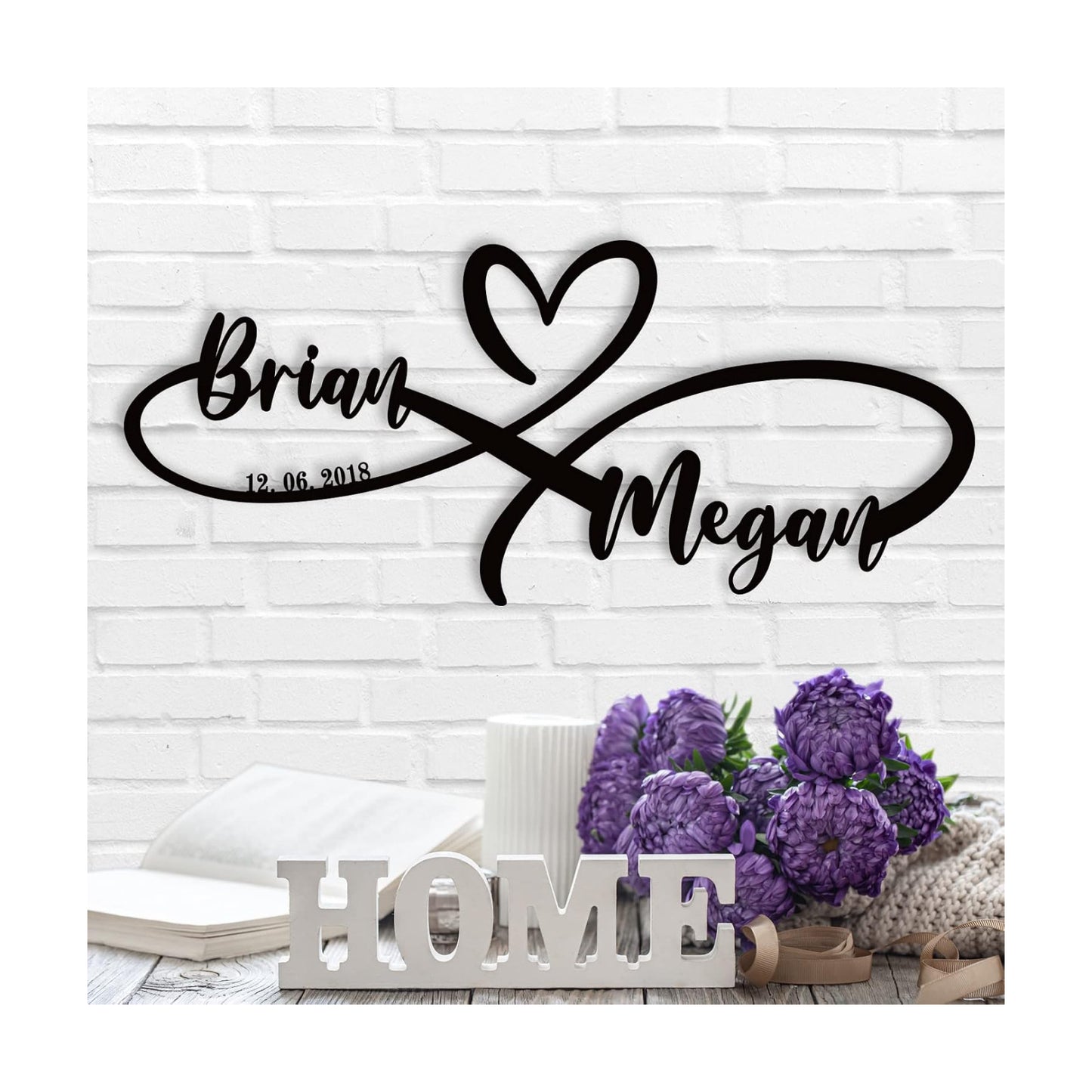 Custom Infinity Metal Sign