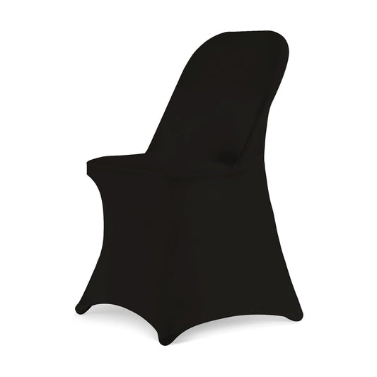 HAINARverS Stretch Spandex Folding Chair Covers 30PCS Black Universal