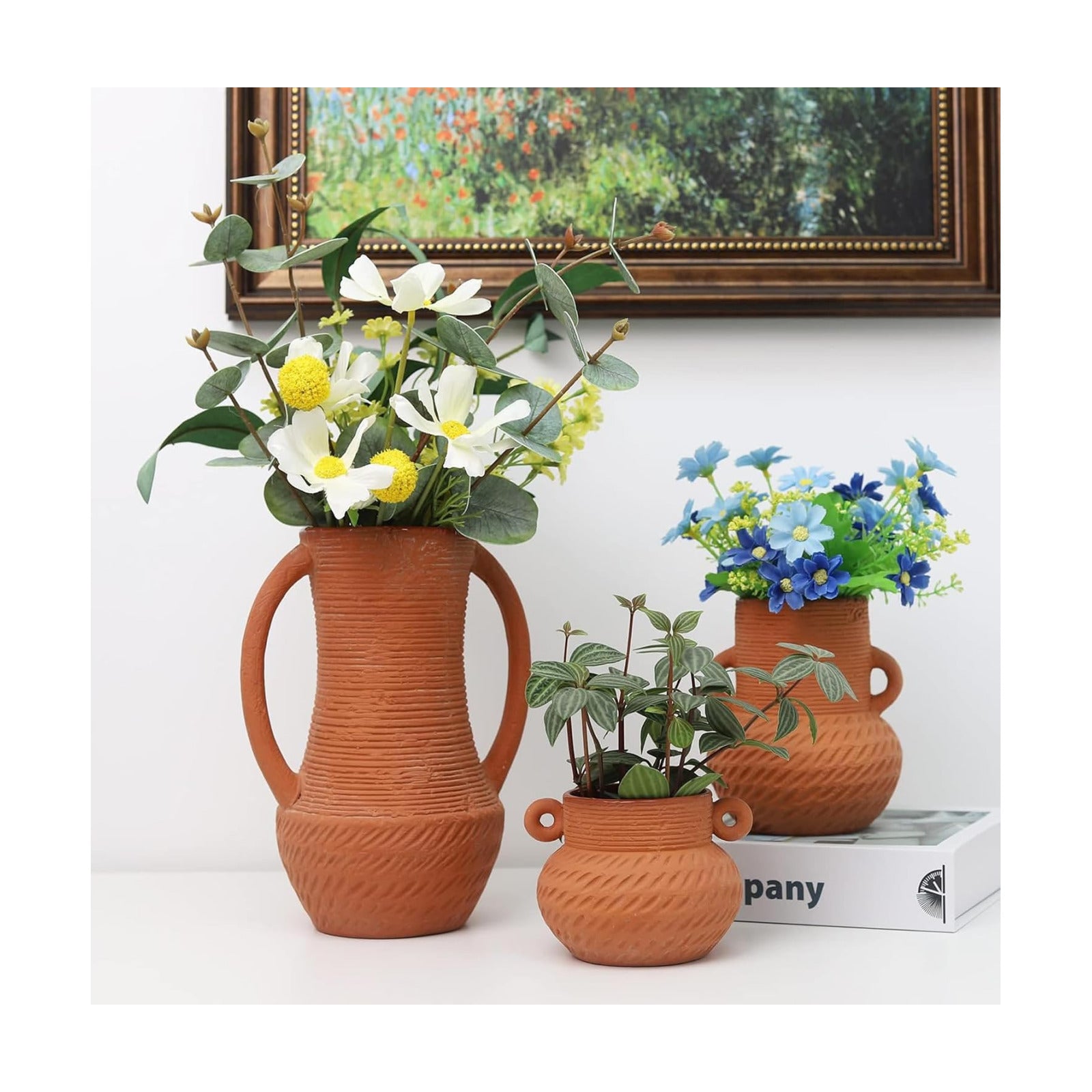 Ceramic Vase for Flower / Terracotta
